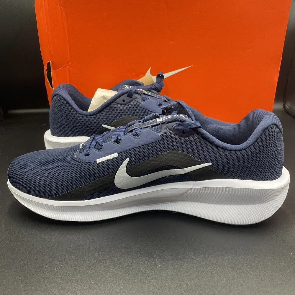 Nike Downshifter 13 Midnight Navy / Pure Platinum‎ FD6454-400 Mens Size 10.5 NEW